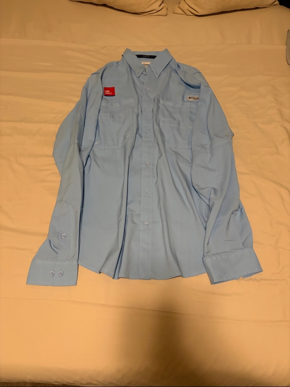 Columbia PFG Tamiami II Men’s Light Blue Long-Sleeve Button-Down Shirt